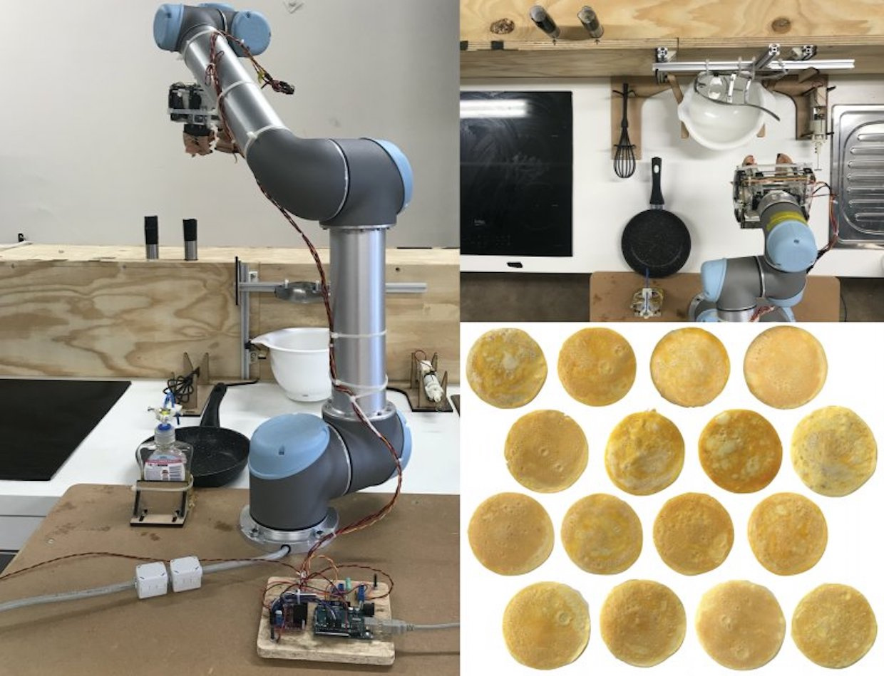 Robot, který si poradí s přípravou perfektní omelety